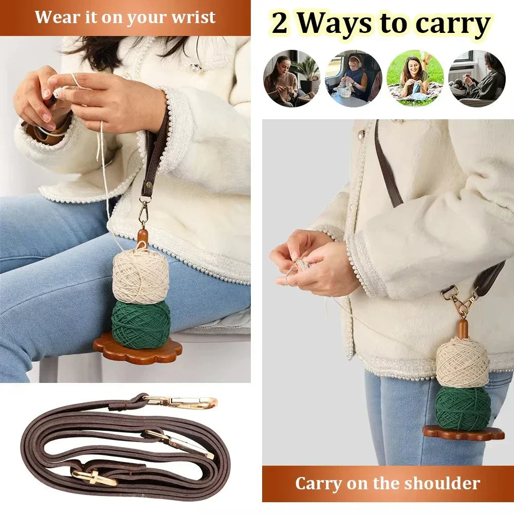 Yarnist – Wrist Spool Holder for Smooth Knitting & Crochet