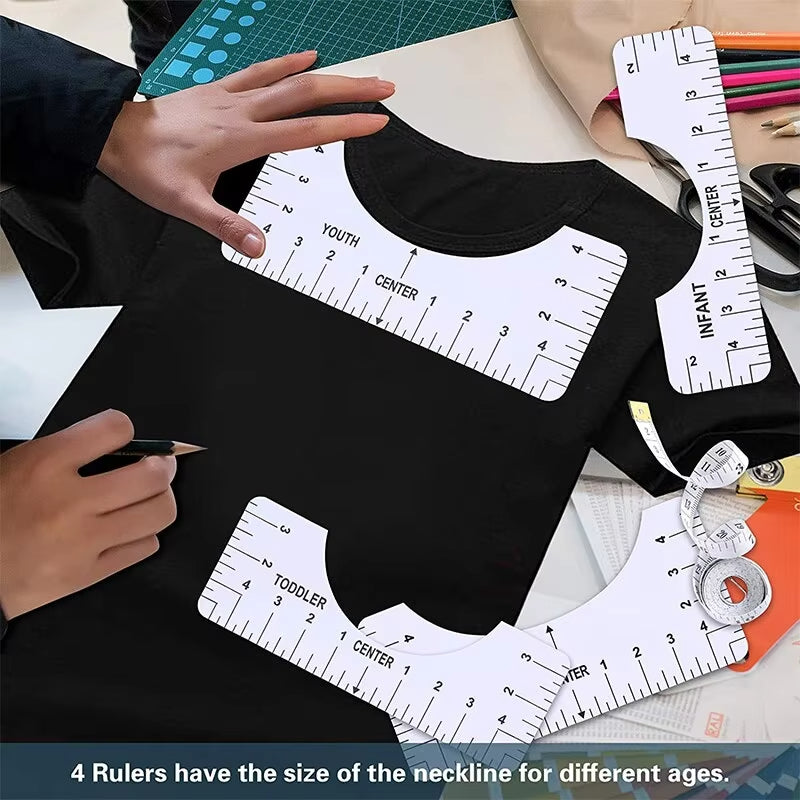 TeeGrid – Acrylic Alignment Ruler Set
