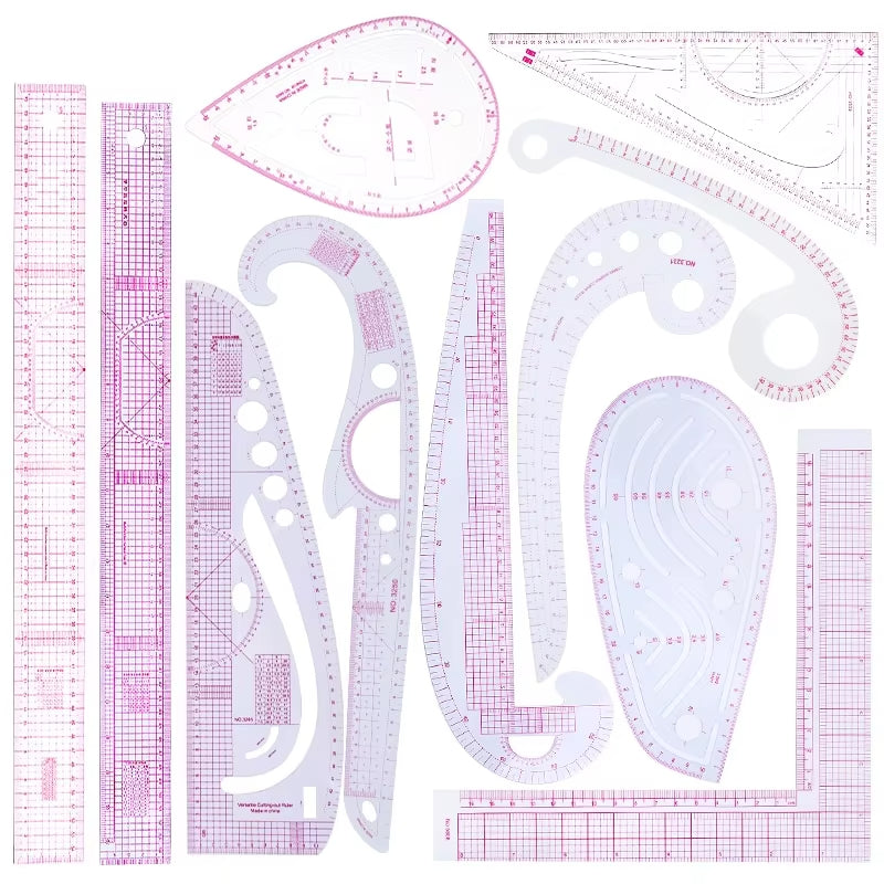 CurveMaster – 11pcs French Curve Ruler Set
