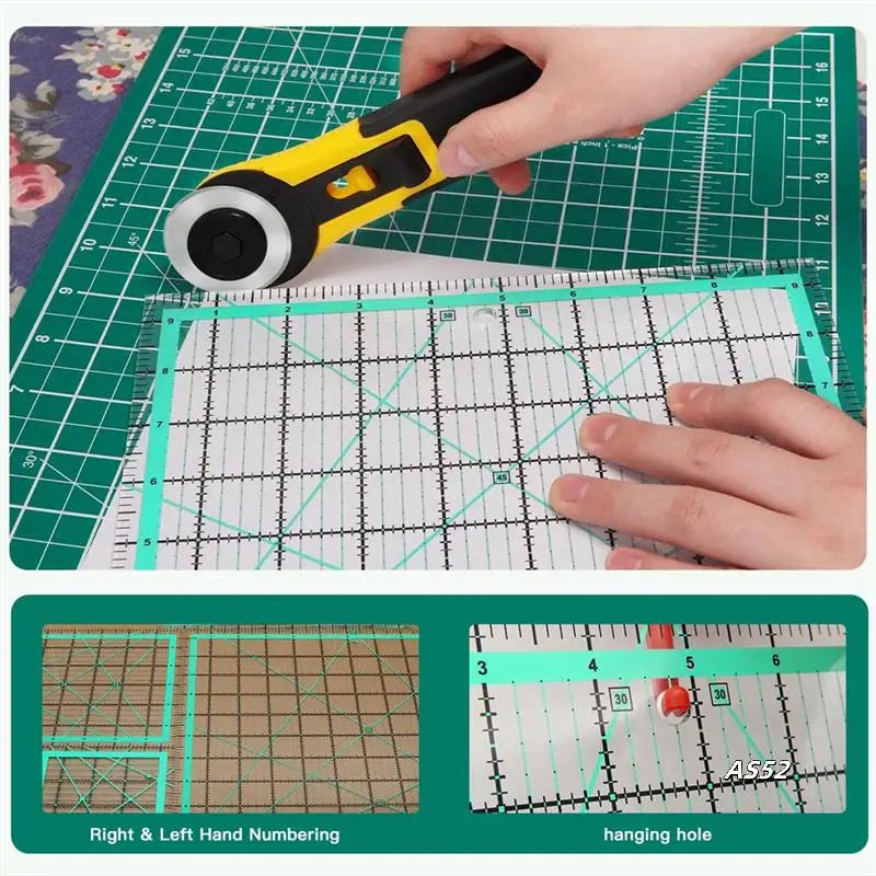 QuiltScale – 4PCS Square Quilting Ruler Set