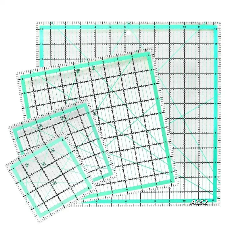 QuiltScale – 4PCS Square Quilting Ruler Set