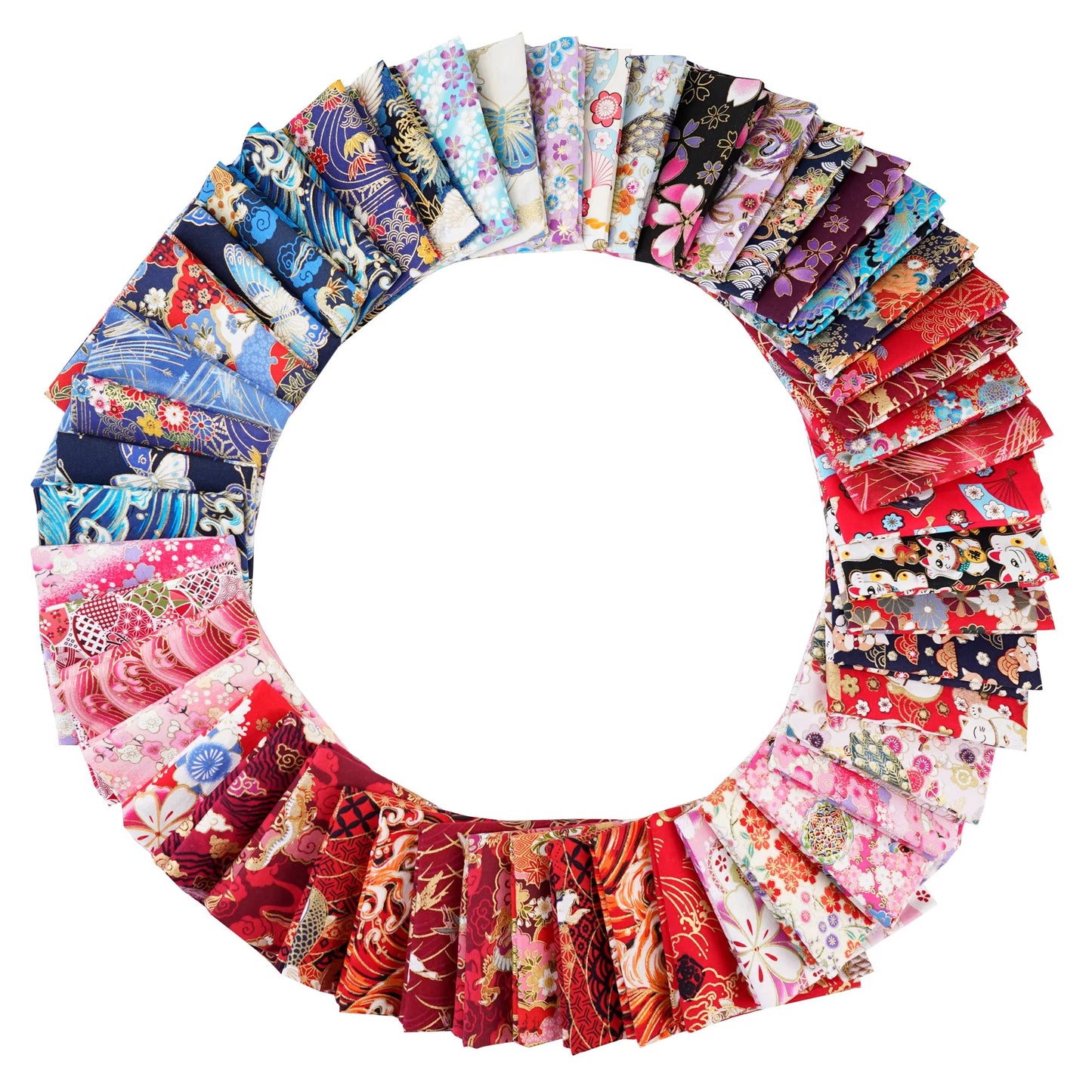 BloomyStitch – Japanese Cotton Fabric Squares