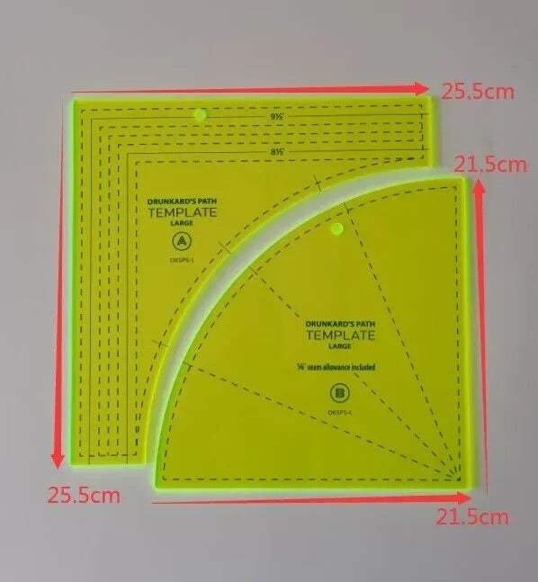 SewRound – Quilting Templates with Seam Allowance