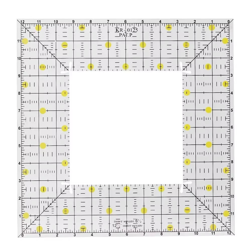 QuiltEdges – Acrylic Square Patchwork Ruler