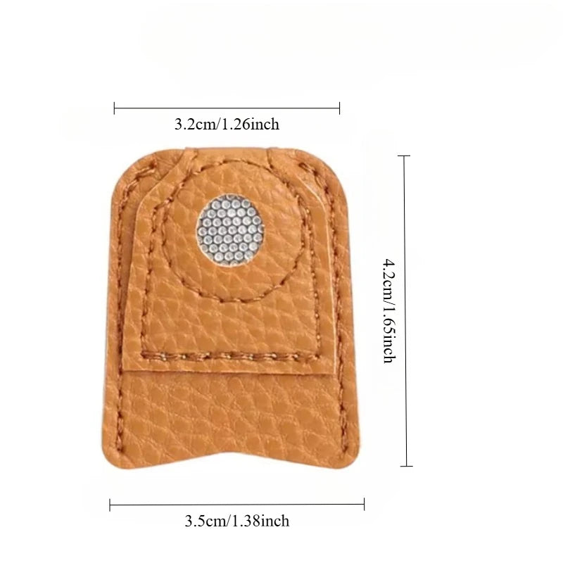 ThimbleProtect – Leather Finger Protector for Sewing