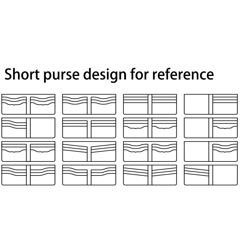 ProCraft – 13PCS Wallet Pattern Stencil Template Set