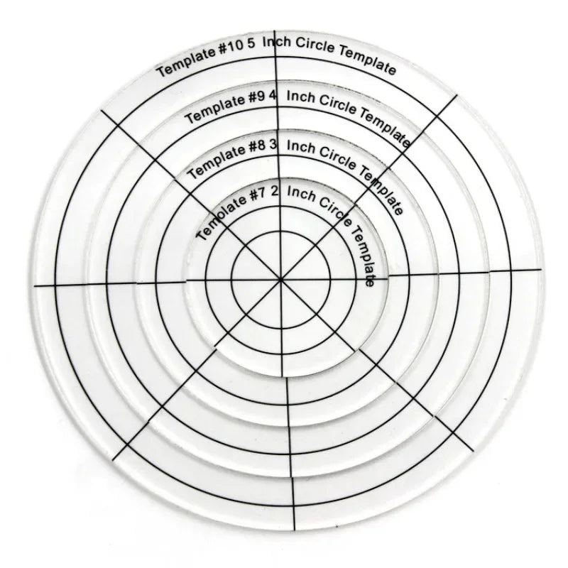 Quiltory – 10PCS Acrylic Quilting Template Set