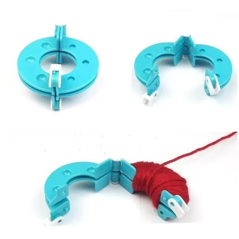 FluffCraft – DIY Pom Pom Maker Set (4 Sizes)