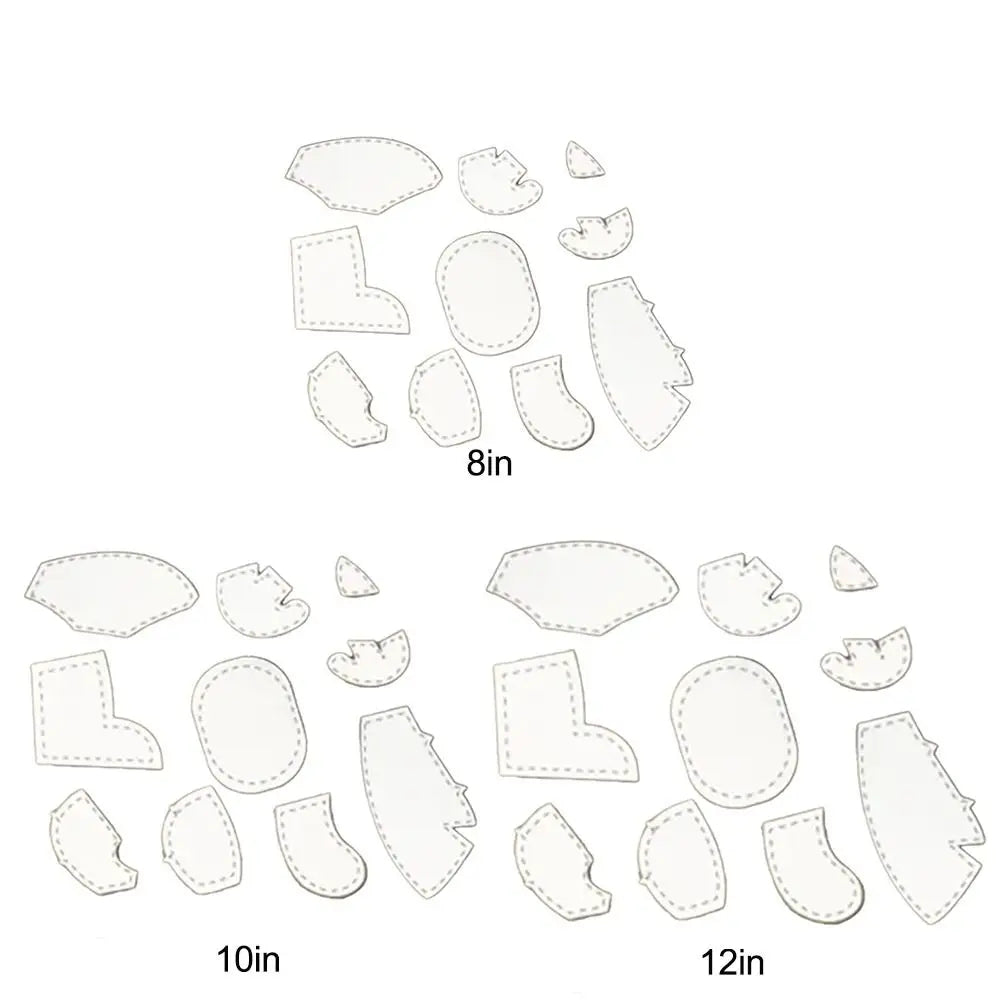 EleStitch – 8PCS Memory Elephant Acrylic Template Set