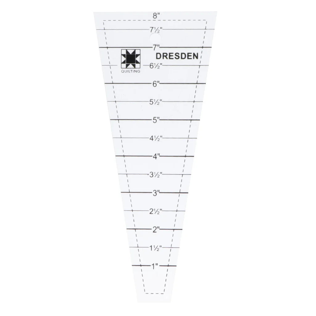Quilturs – Precision Acrylic Dresden Ruler