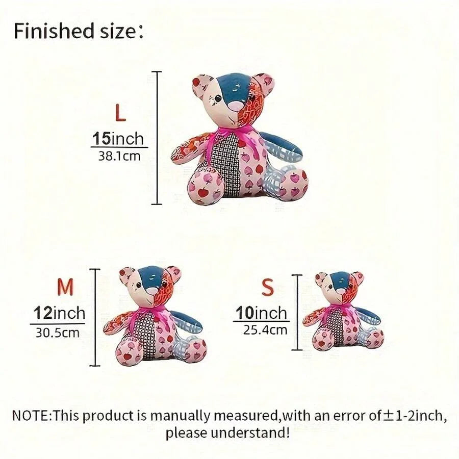TeddyMemo – Acrylic Memory Bear Template Large Set