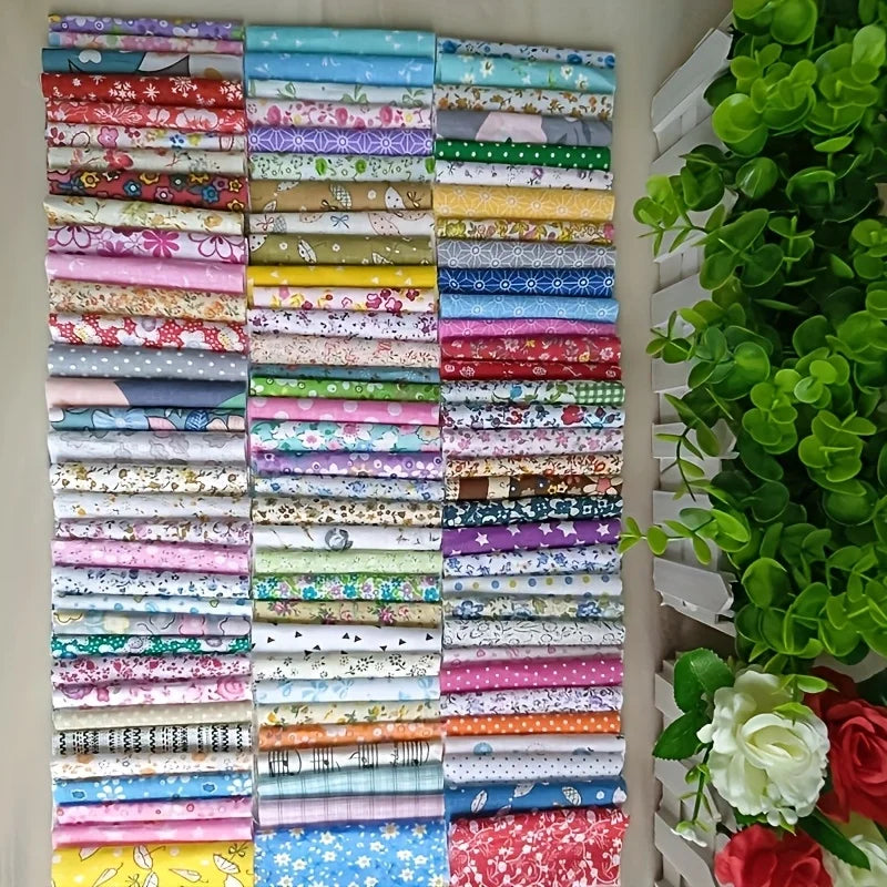 Patchy – 150-Piece Cotton Fabric Squares Set