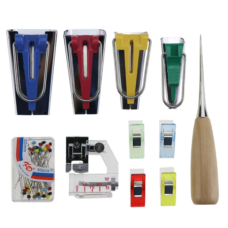 StitchClover – Fabric Bias Tape Maker & Quilting Tool Set