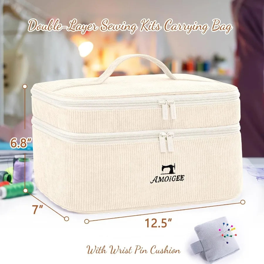 SewVault – Double-Layer Sewing Accessories Organizer Tote