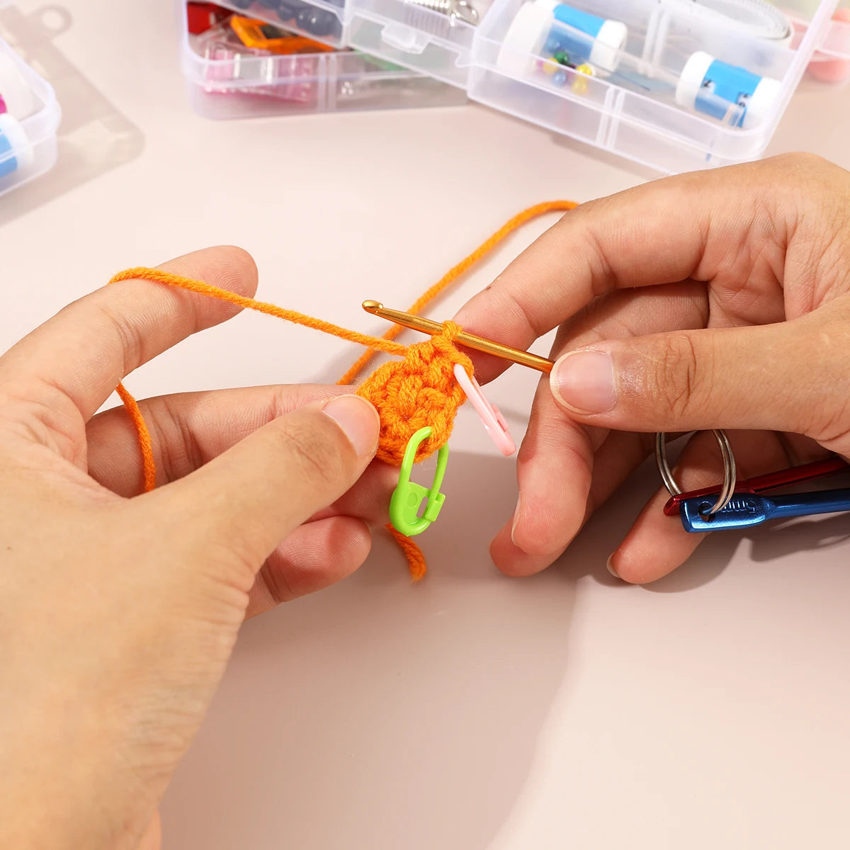 LoopyCraft – 103-Piece Sewing & Crochet Accessories Tool Kit