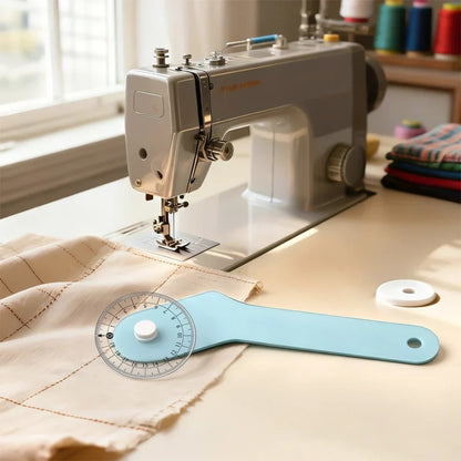 CurveSmooth – Dual-Scale Curved Sewing Wheel Ruler
