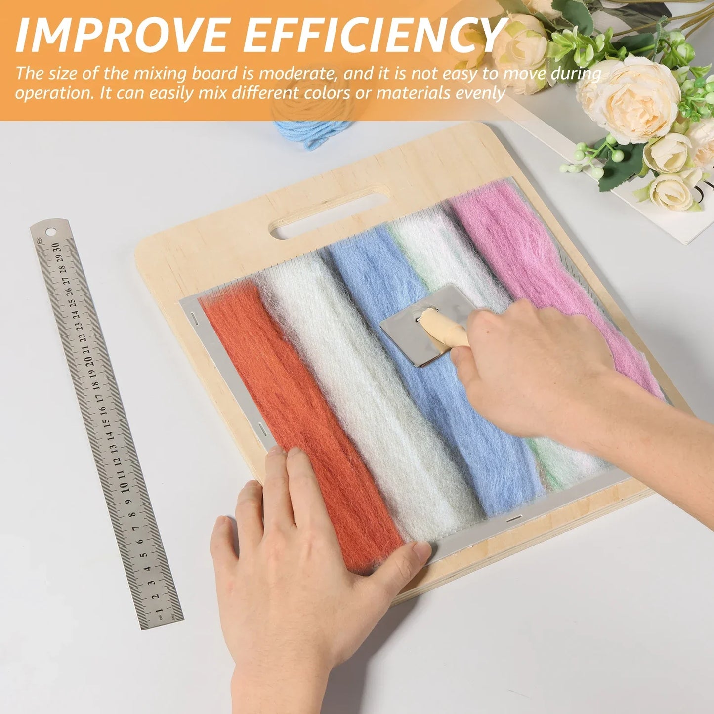 WoolWeave – Premium Wool Blending Board Set