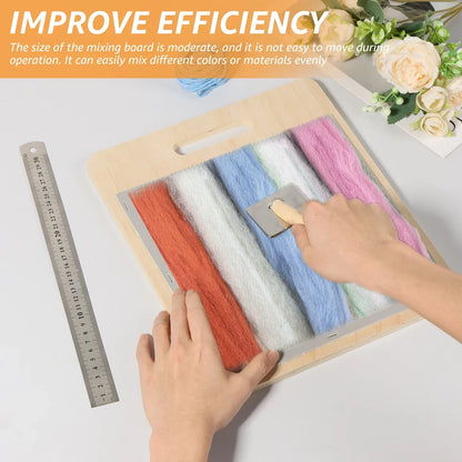 WoolWeave – Premium Wool Blending Board Set