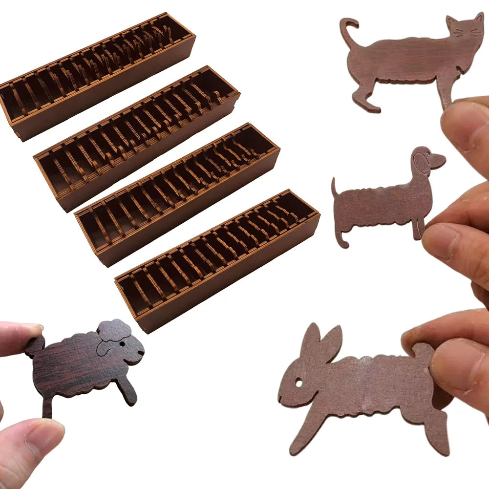 SewSafari – Wooden Embroidery Floss Organizer Box