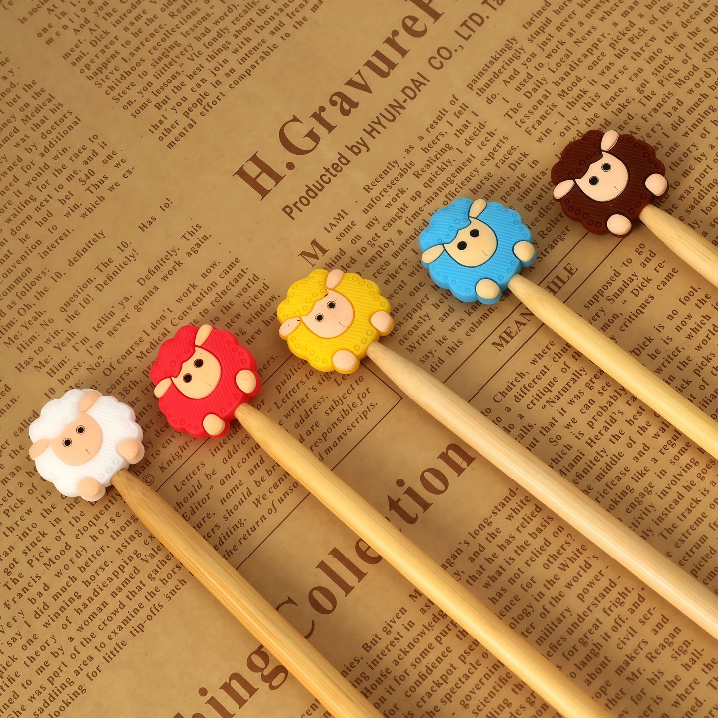 LoopLock – Knitting Needle Stopper Caps Set