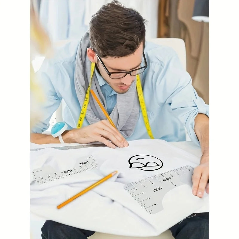 PrintTee – T-Shirt Ruler Guide Set
