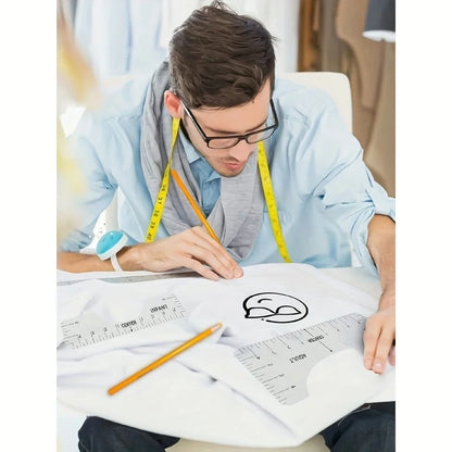 PrintTee – T-Shirt Ruler Guide Set