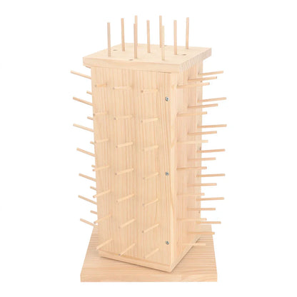 ThreadHolds – 93-Spool Rotating Wooden Thread Rack
