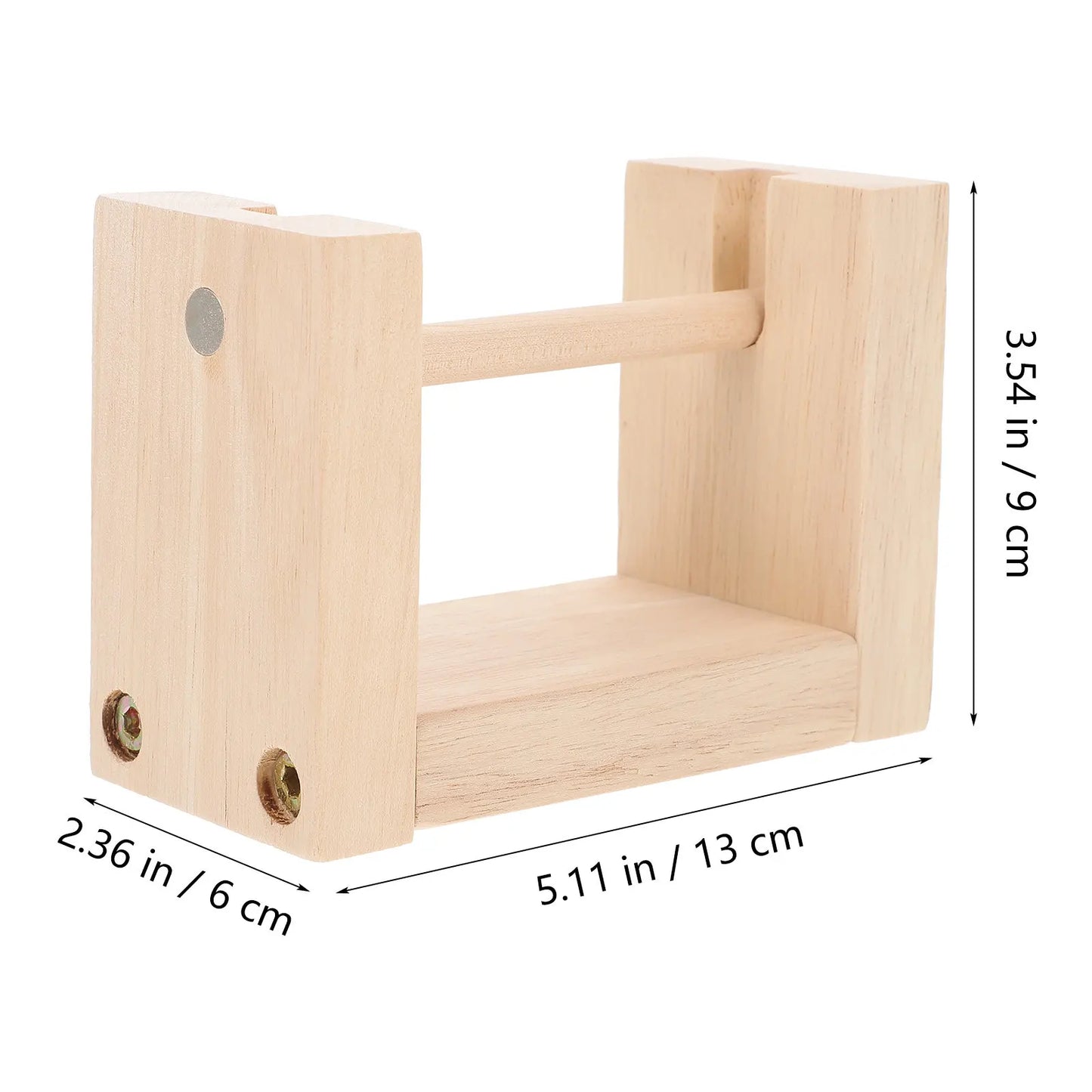 SpoolHold – Wooden Rotating Thread Holder Stand