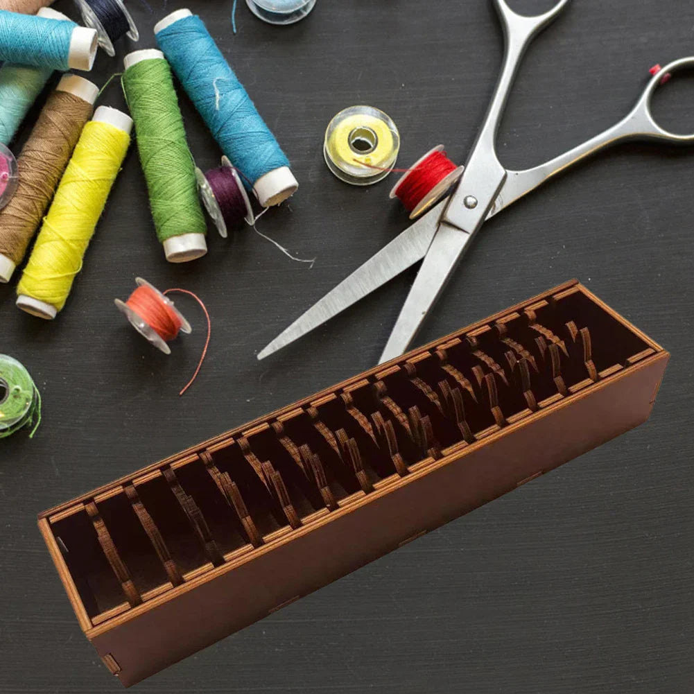 SewSafari – Wooden Embroidery Floss Organizer Box