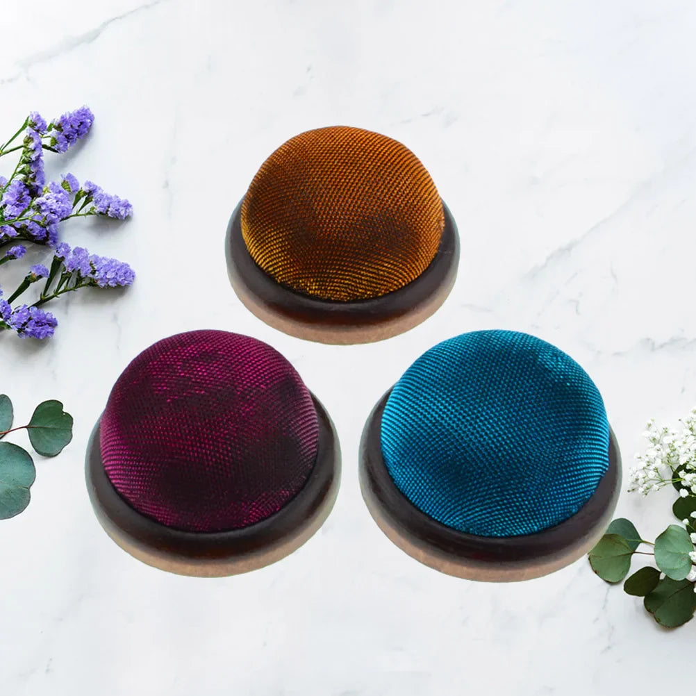 HoldGlint – Wooden Glitter Pin Cushion Set