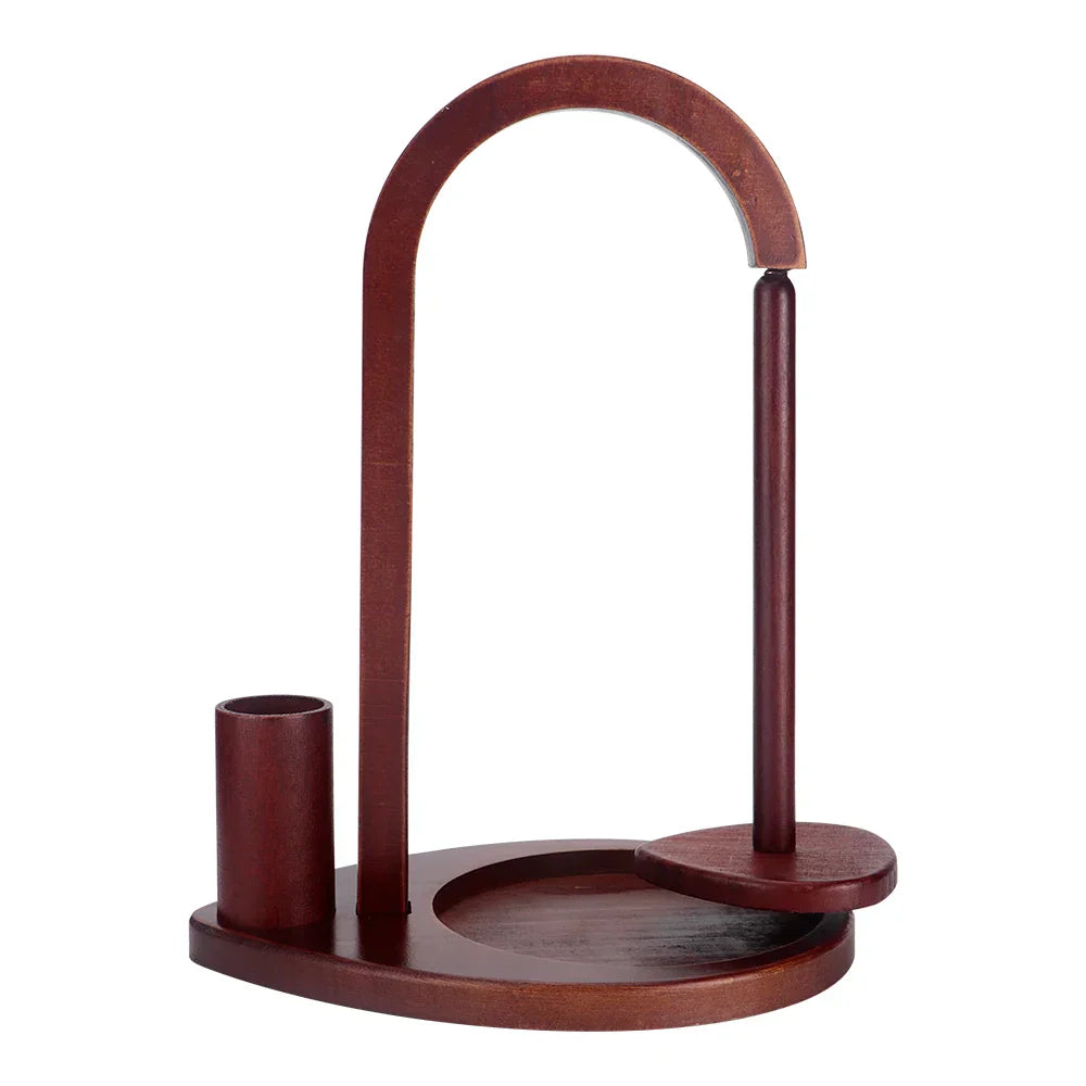 YarnCradie – Wooden Yarn Spinner with Crochet Storage