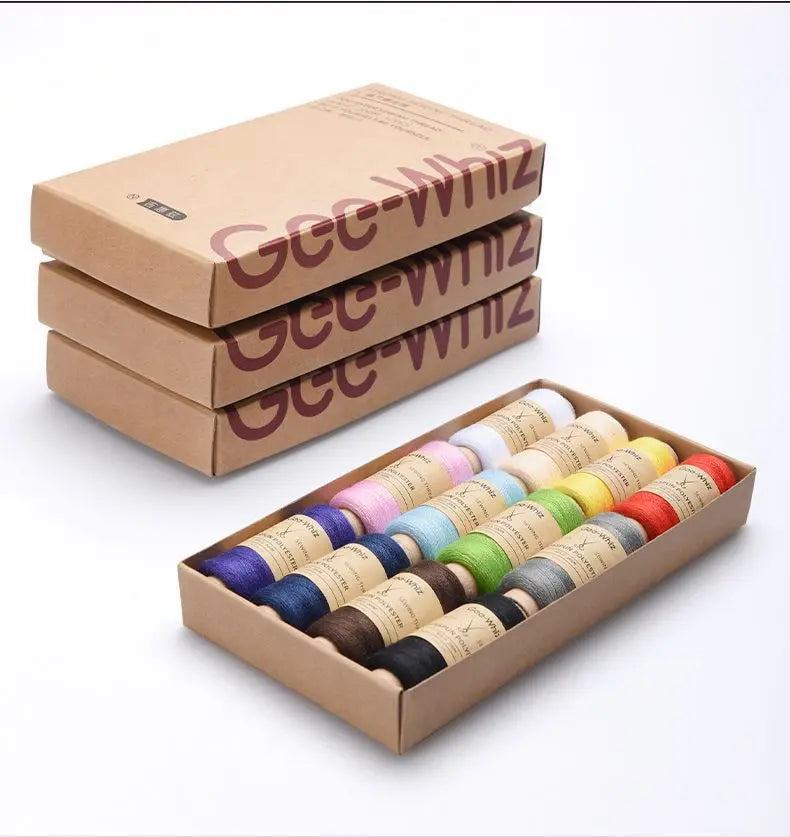 Stitcha – 12-Piece Cowhide Color Sewing Thread Set