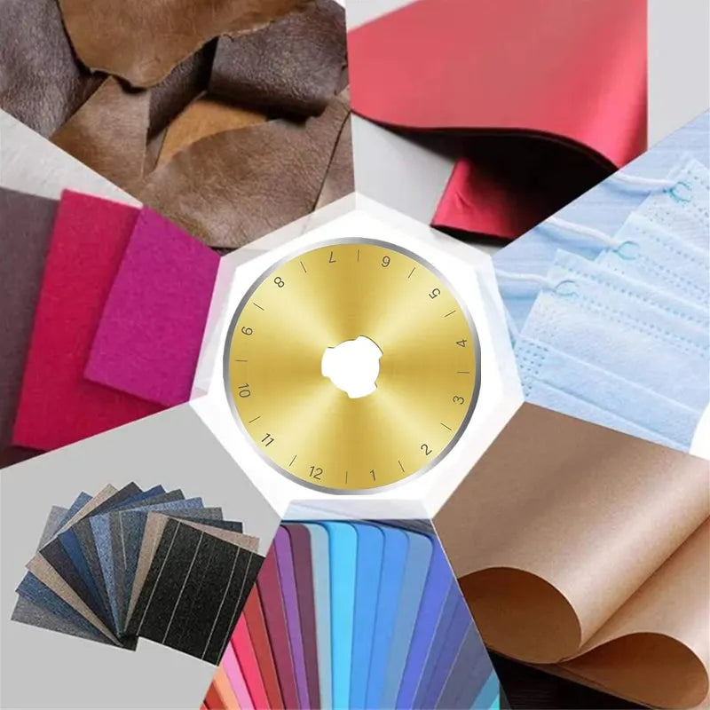 CutGold – 10PCS Titanium Coated Rotary Cutter Blades