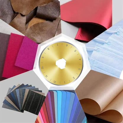 CutGold – 10PCS Titanium Coated Rotary Cutter Blades