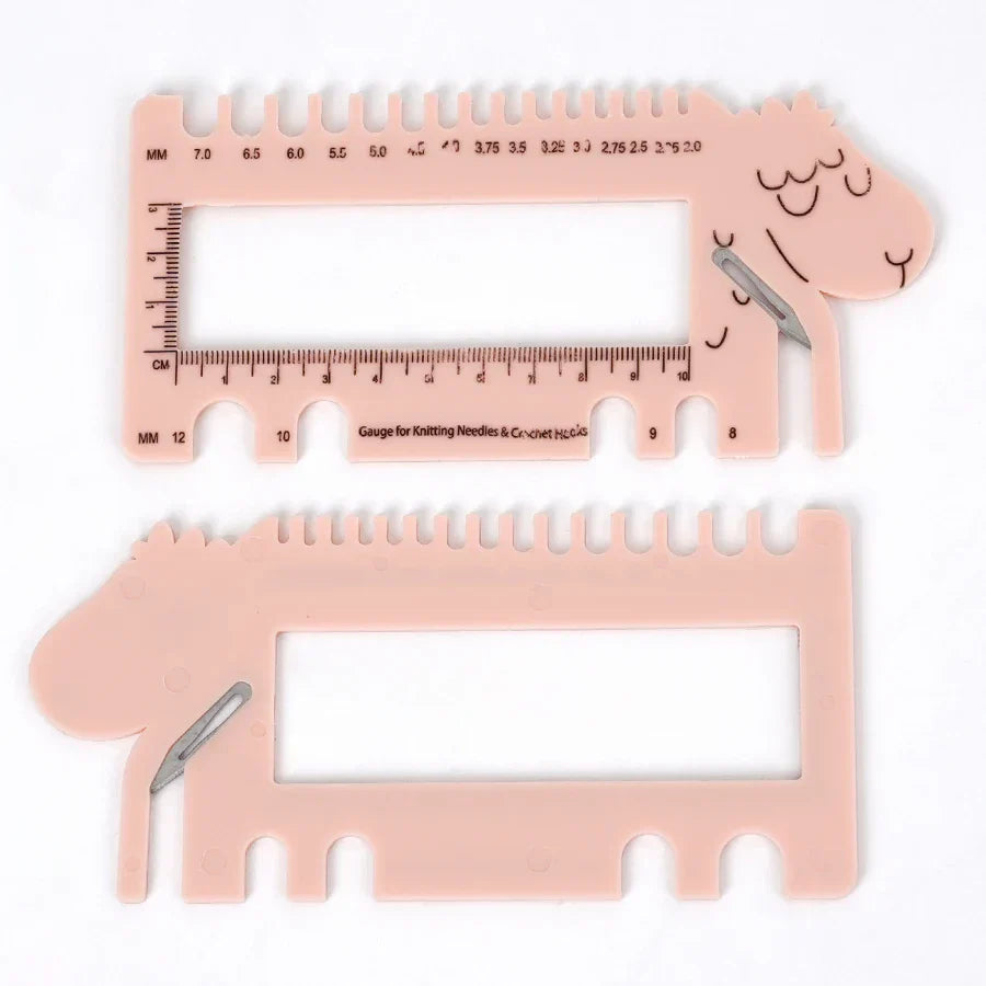 RuleSheep – Sheep Shaped Crochet Gauge & Ruler Tool
