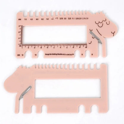 RuleSheep – Sheep Shaped Crochet Gauge & Ruler Tool