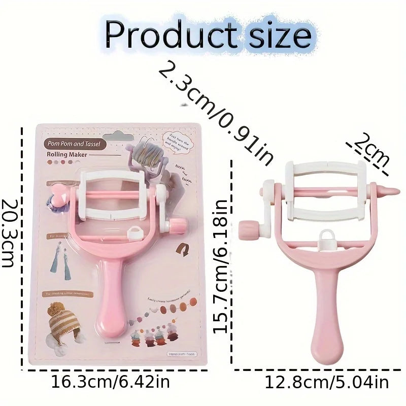 PomyPom – Handheld Yarn Pom Pom & Tassel Maker Kit