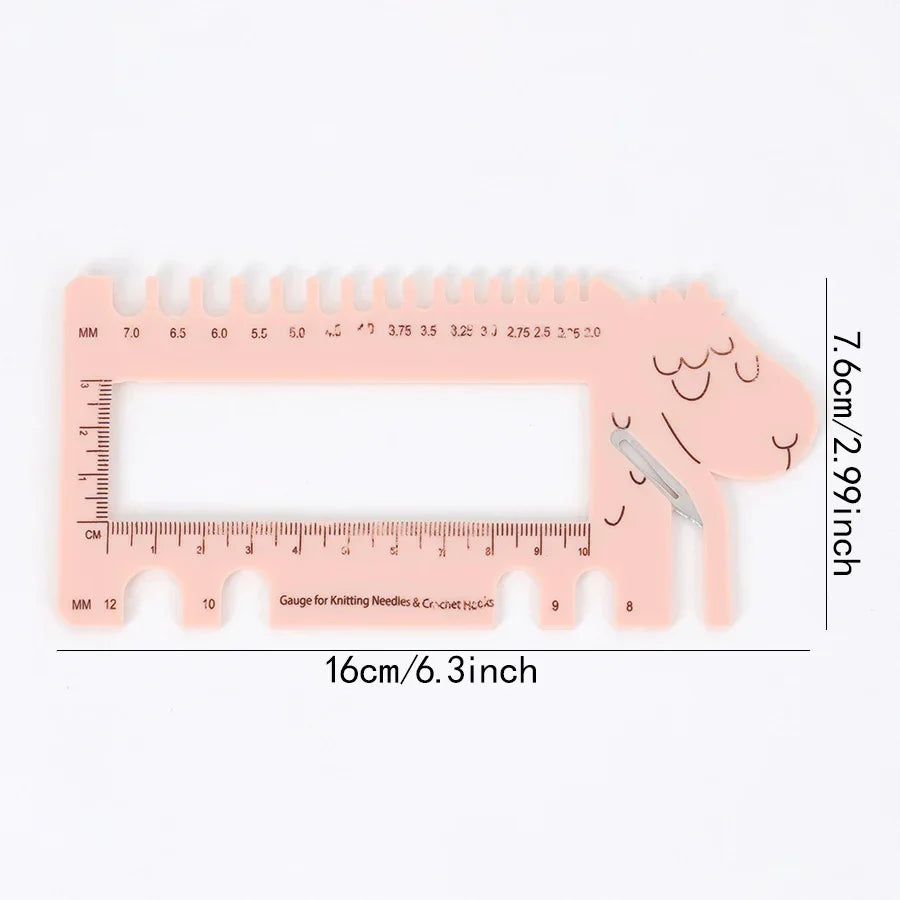 RuleSheep – Sheep Shaped Crochet Gauge & Ruler Tool