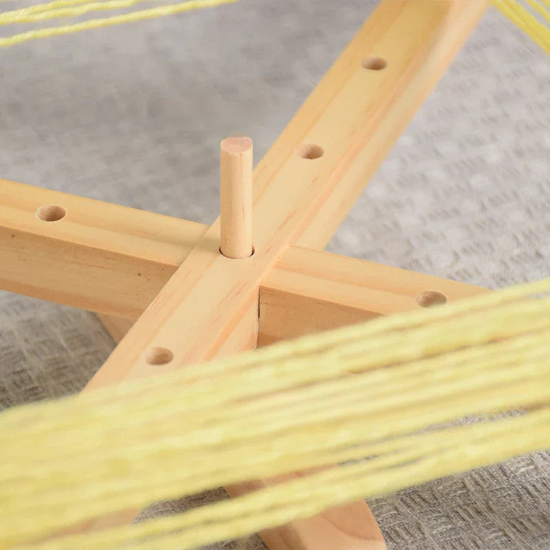 FiberSpin – Wooden Swift Yarn Winder Stand