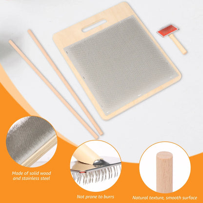 WoolWeave – Premium Wool Blending Board Set