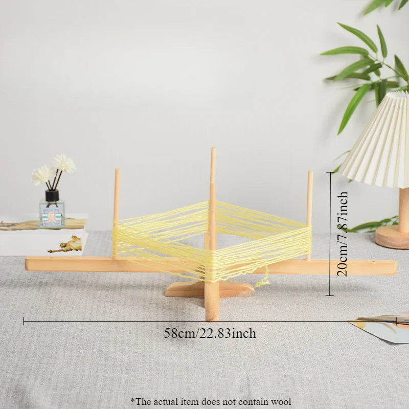 FiberSpin – Wooden Swift Yarn Winder Stand