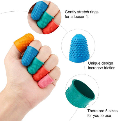 FingerSafe – Silicone Quilting & Sewing Finger Protector Set