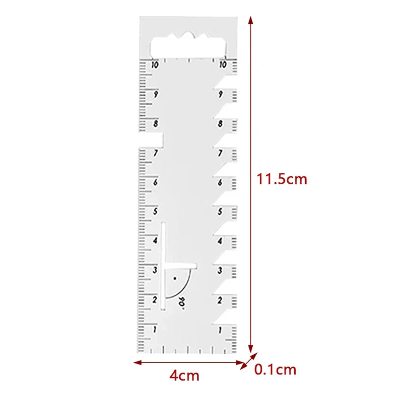 RuleAxis – Quilting Seam Measuring Ruler
