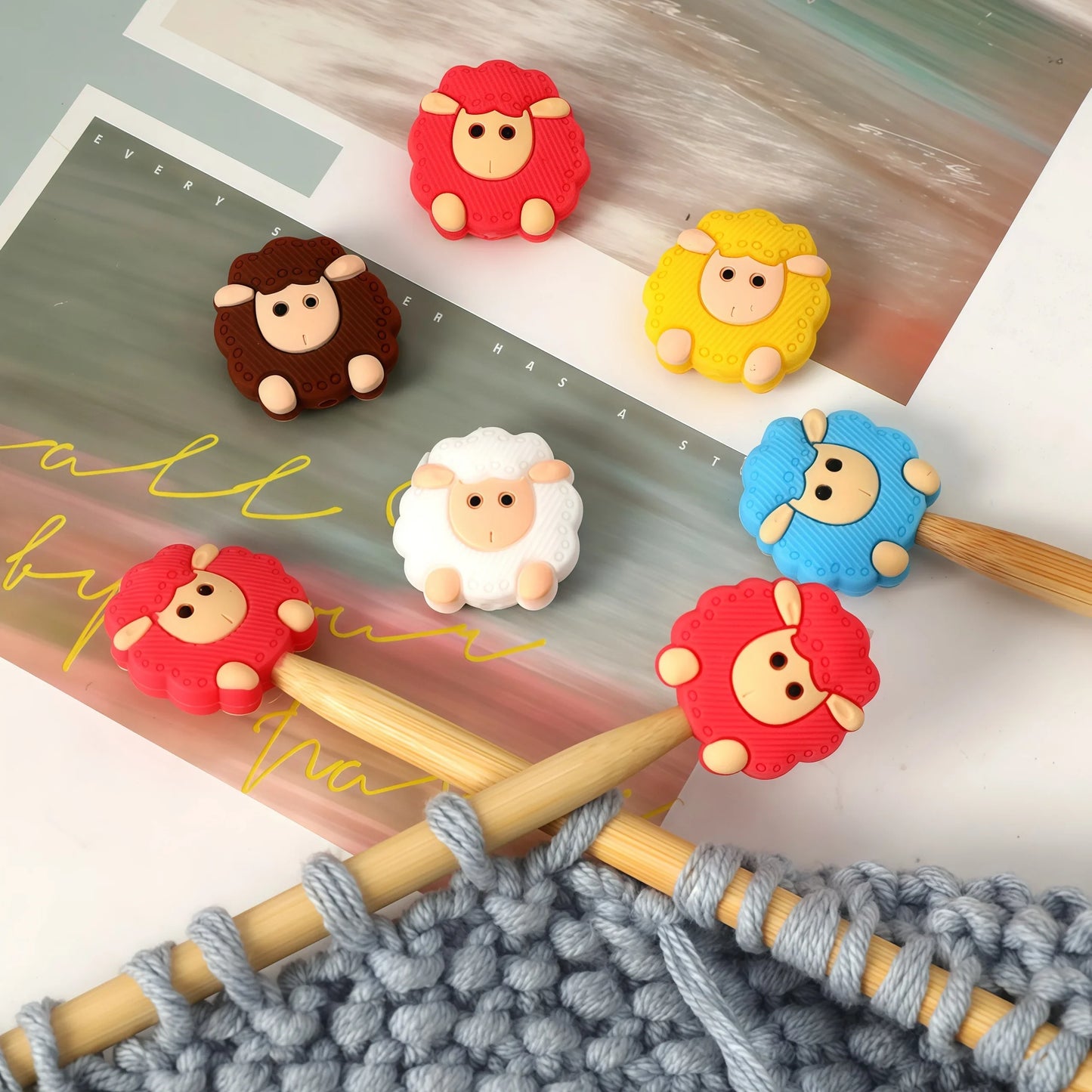 LoopLock – Knitting Needle Stopper Caps Set