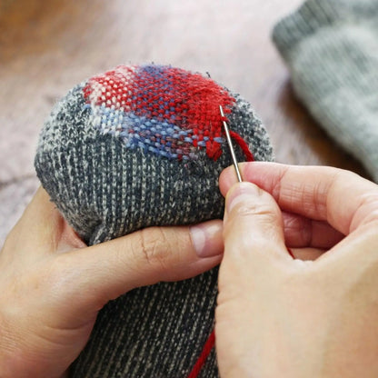 Darnie – Wooden Mushroom Sock Darning & Repair Kit