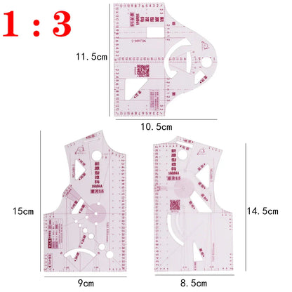 CurvePals – 3-Piece French Curve Sewing