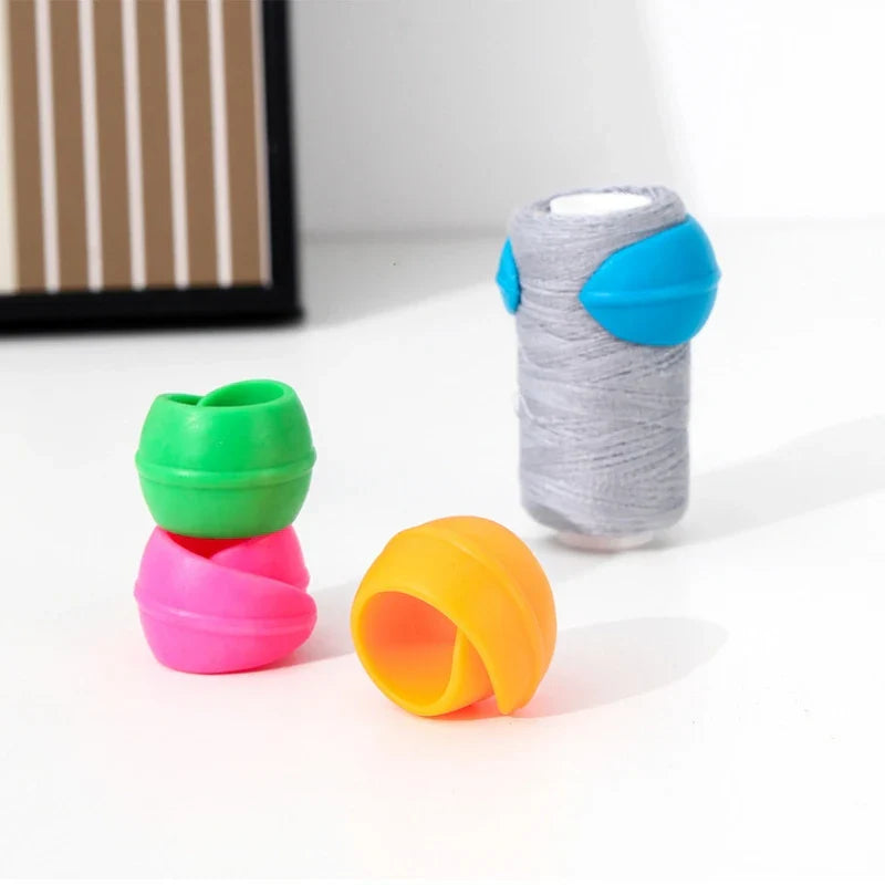 SpoolSnap – Silicone Thread Spool Hugger Ring Set