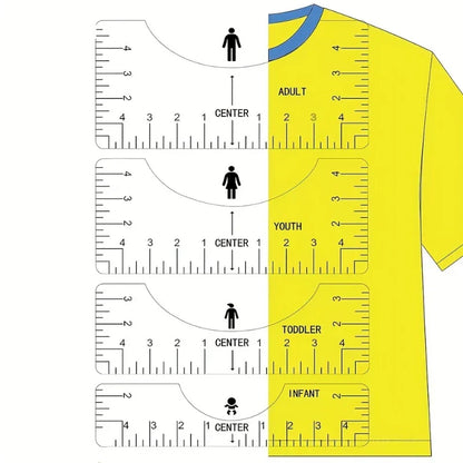 PrintTee – T-Shirt Ruler Guide Set