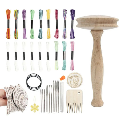 Darnie – Wooden Mushroom Sock Darning & Repair Kit