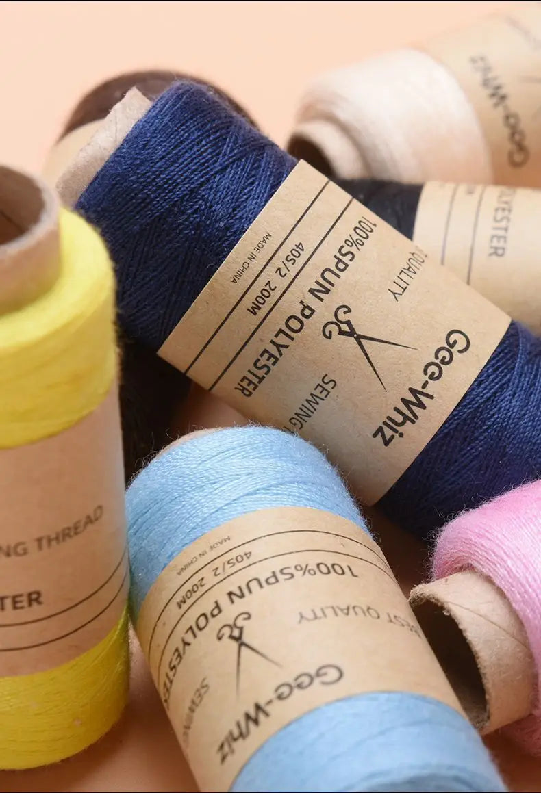 Stitcha – 12-Piece Cowhide Color Sewing Thread Set